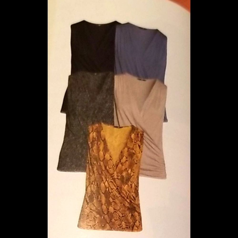 H&M Snakeskin Drape Top - Picture 3 of 9